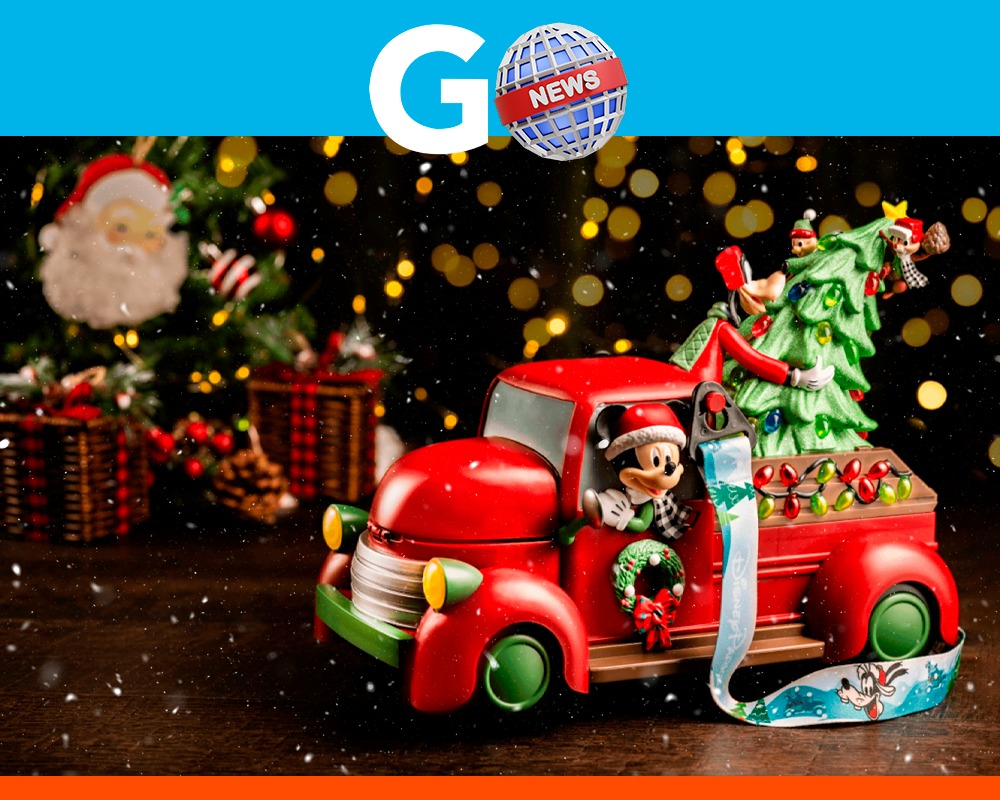 Chegou o novo pote de pipoca de Natal da Disney em Orlando!